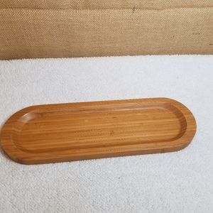 The Pampered Chef Bamboo Cracker Party Tray